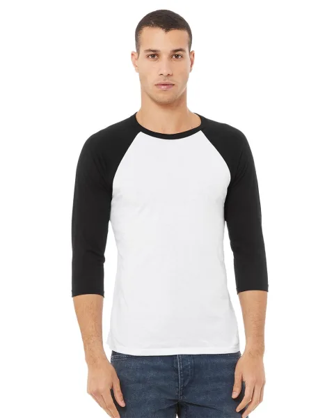 Three-Quarter Sleeve Baseball Tee - 3200