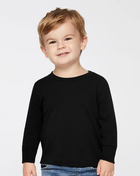 Toddler Cotton Jersey Long Sleeve Tee - 3311