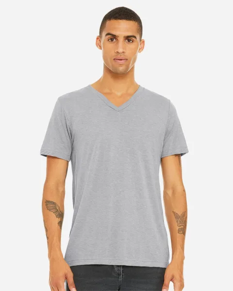 Triblend V-Neck Short Sleeve Tee - 3415
