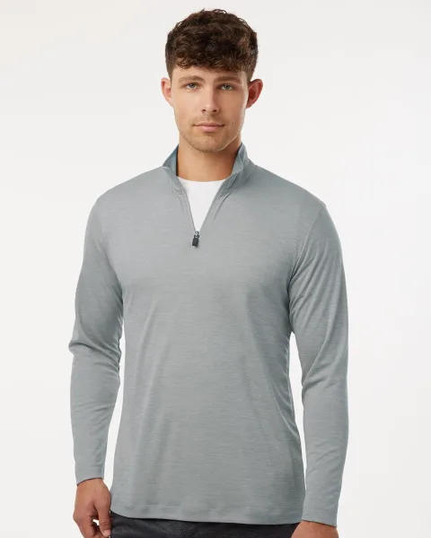 Men's Performance Mélange Quarter-Zip Pullover - 4HM700