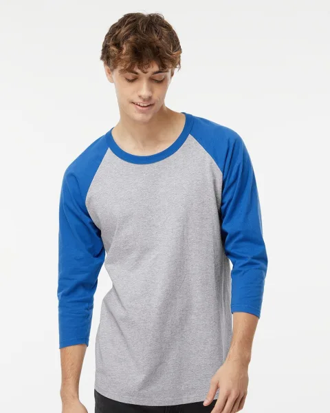 Raglan Three-Quarter Sleeve Baseball T-Shirt - 5540