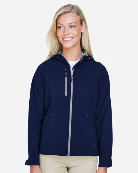 Women's Prospect Two-Layer Fleece Bonded Soft Shell Hooded Jacket - 78166