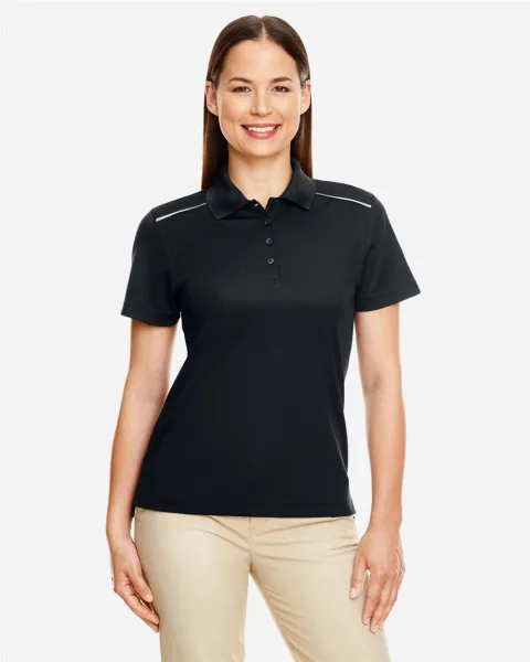 Women's Radiant Performance Piqué Polo with Reflective Piping - 78181R