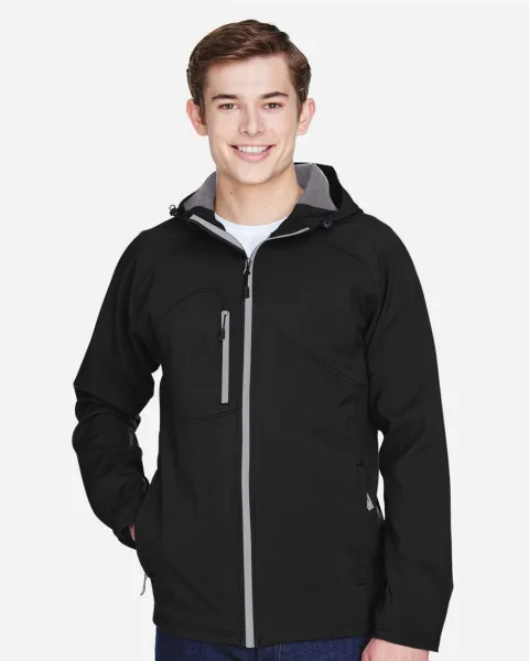 Men's Glacier Insulated Three-Layer Fleece Soft Shell Hood Jacket - 88166