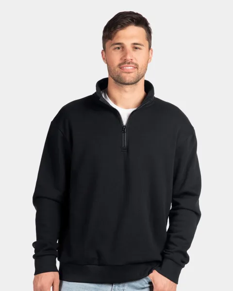Fleece Quarter-Zip Pullover - 9643