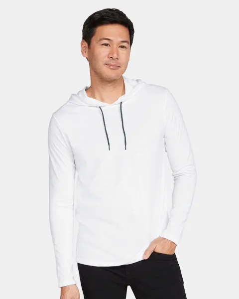Softstyle® Lightweight Hooded Long Sleeve T-Shirt - 987