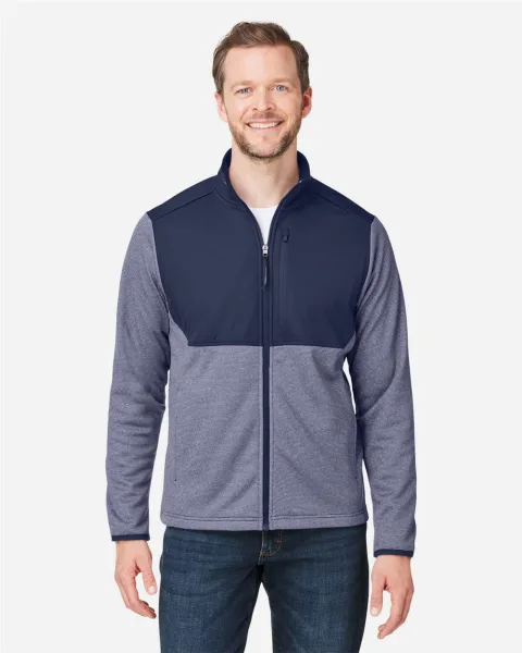 Men's Venture Heathered Stripe Hybrid Jacket - CE74