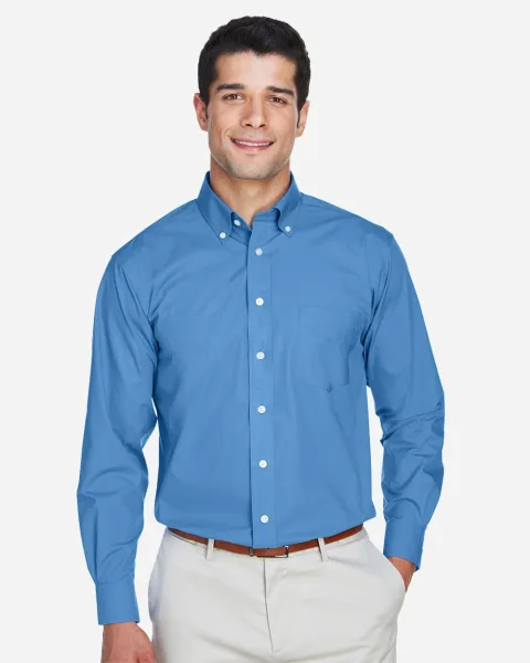 Men's Crown Collection® Tall Broadcloth Woven Dress Shirt - D620T