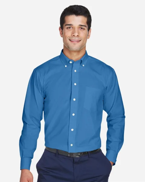Men's Crown Collection® Oxford Woven Dress Shirt - D630