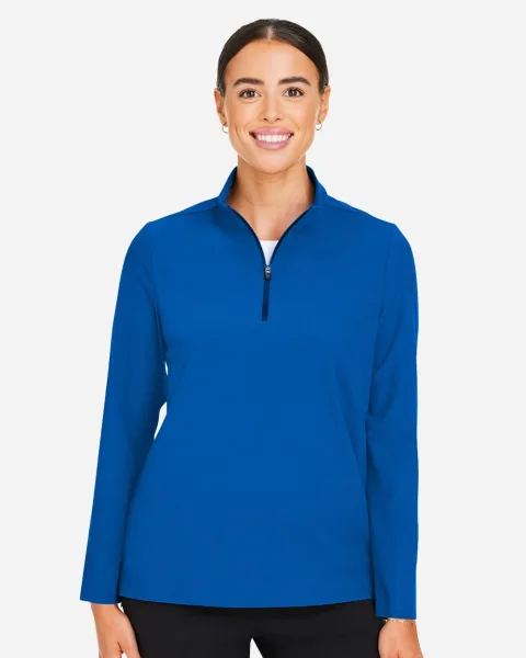 Women's CrownLux Performance® Windsor Welded Quarter-Zip Pullover - DG410W