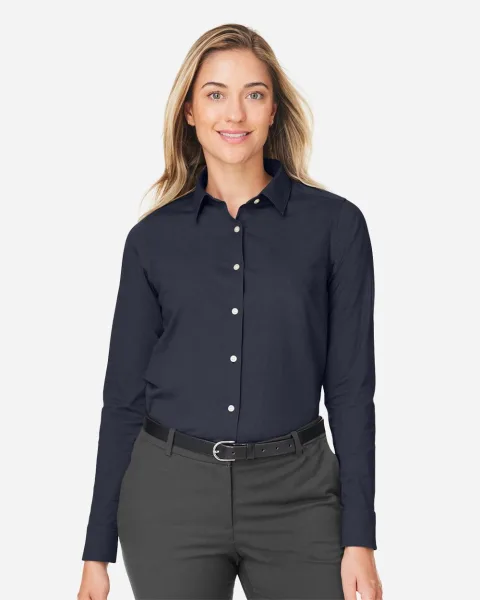 Women's CrownLux Performance® Spencer Poplin Dress Shirt - DG505W