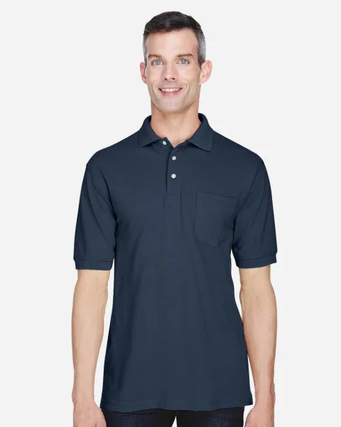 Men's Easy Blend™ Polo with®Pocket - M265P