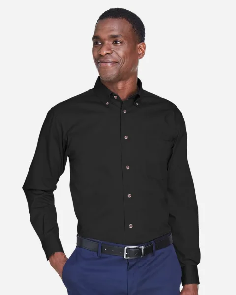 Men's Easy Blend™ Long Sleeve Twill®Shirt - M500