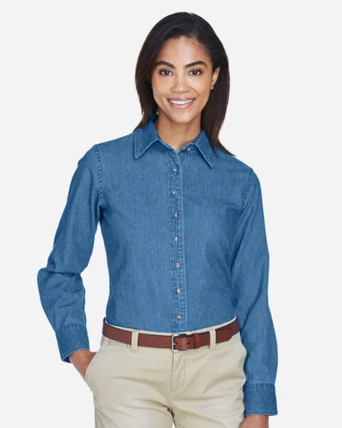 Women's Long Sleeve Denim Shirt - M550W