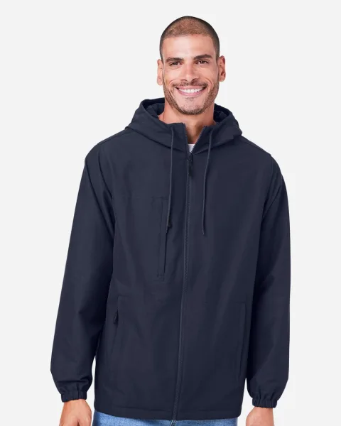 Unisex Flex Twill Hooded Jacket - M73