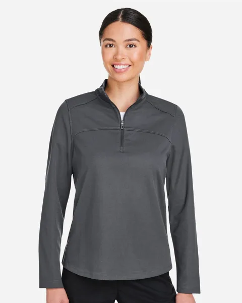 Women's Express Tech Performance Pique Quarter-Zip Pullover - NE412W