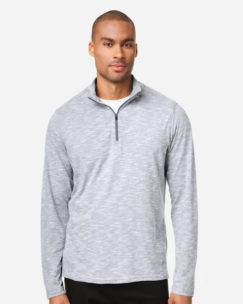 Men's Eclipse Jacquard Quarter-Zip Pullover - NE415