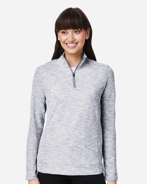 Women's Eclipse Jacquard Quarter-Zip Pullover - NE415W
