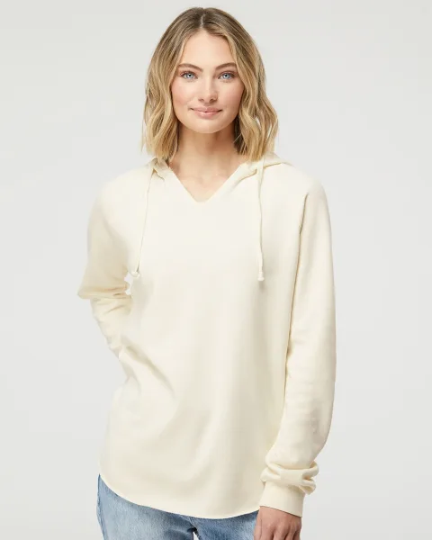 Women's Lightweight California Wave Wash Hooded Sweatshirt - PRM2500