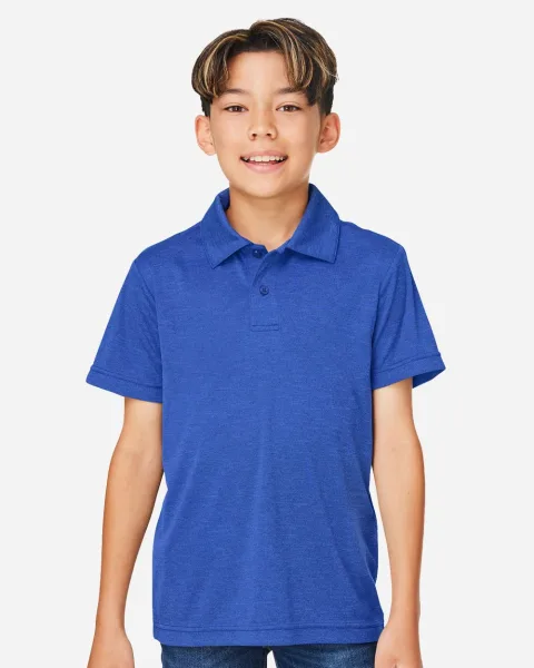 Youth Zone Sonic Heather Performance Polo - TT51HY
