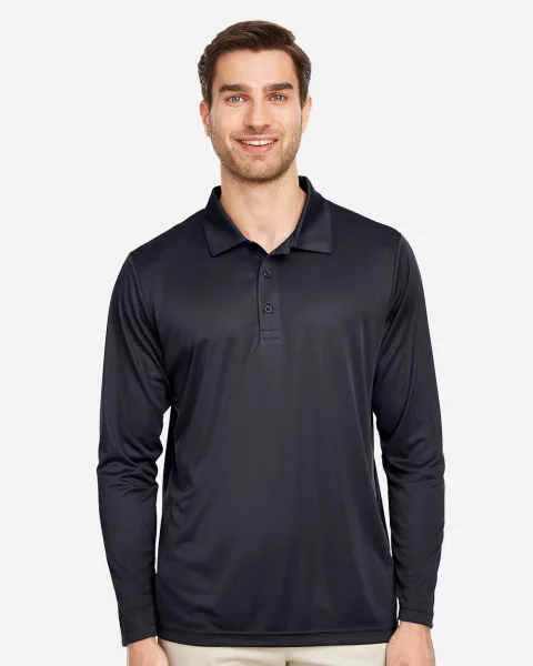 Men's Zone Performance Long Sleeve Polo - TT51L