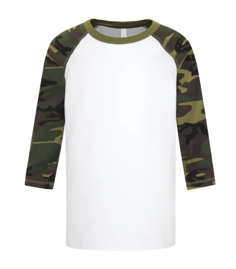 Ring Spun Baseball Yth Tee