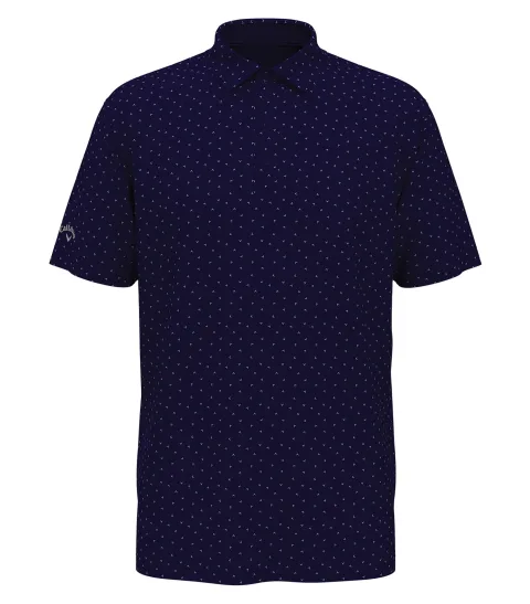 Micro Chev Print Polo