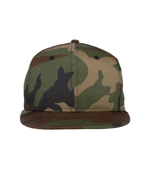 Flat Bill Snapback Cap