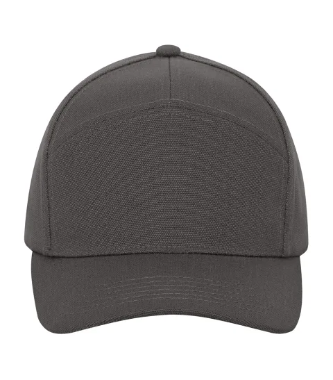 Canvas 7-Panel Snapback Cap