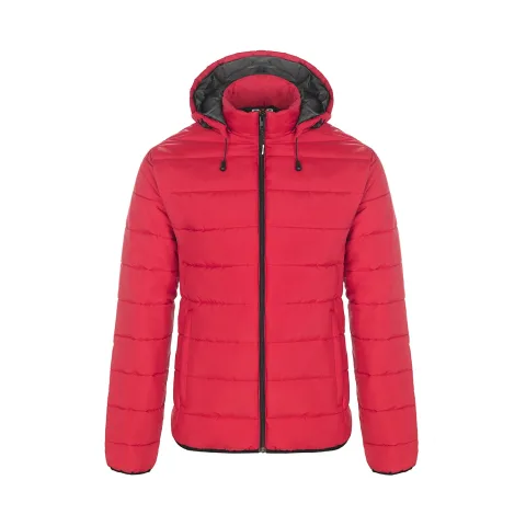 Glacial Ladies Puffy Jacket With Detachable Hood