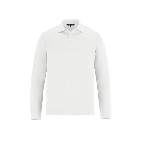 Birdie Men's Long Sleeve Pique Mesh Polo