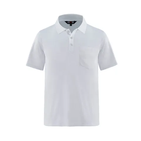 Caddy Men's Pique Mesh Polo w/ Pocket