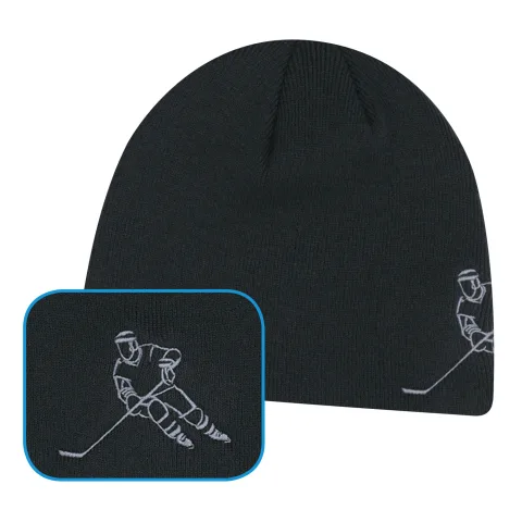 Acrylic - Board Toque (Hockey) - Rib knit