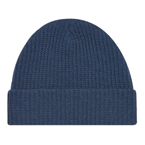 Acrylic - Cuff Toque - Chunky waffle knit