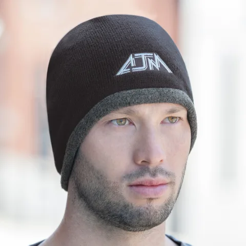 Acrylic / Polyester Micro Fleece - Board Toque - Rib knit