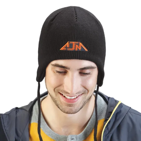 Acrylic / Polyester Micro Fleece - Helmet Toque - Rib knit