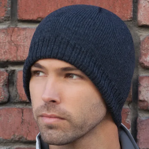Acrylic / Polyester Micro Fleece - Board Toque - Rib knit