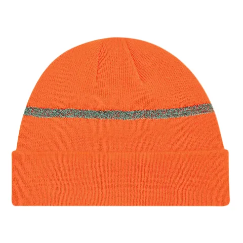 Acrylic - Cuff Toque (Reflective, Safety) - Rib knit