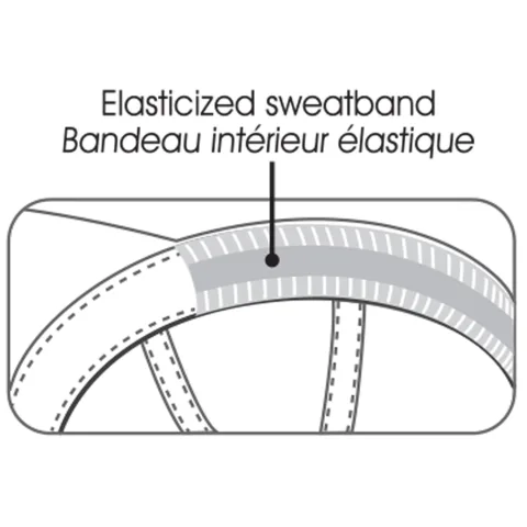 Brushed Cotton Drill & Spandex - 6 Panel Constructed Full-Fit (Adjust-A-Fit) - Matching buckram laminated front panels with Pro-Stitch