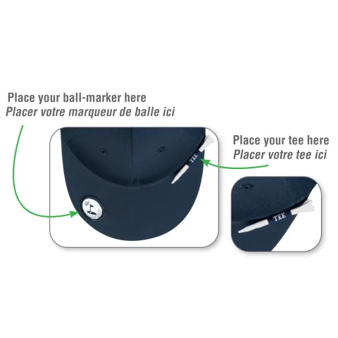 Polycotton - 6 Panel Constructed Full-Fit (Golf) - Matching buckram laminated front panels with Pro-Stitch