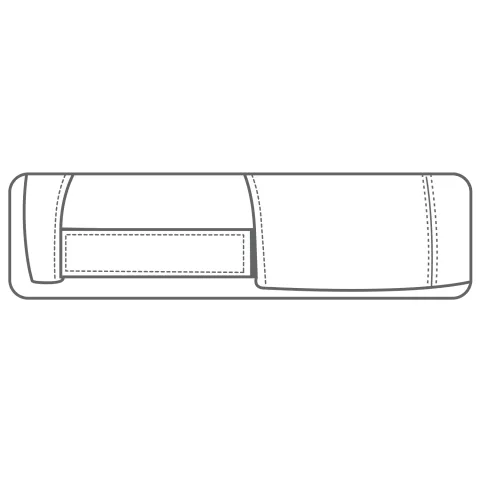 Polycotton - 6 Panel Constructed Contour (Diamond Plate) - Matching buckram laminated front panels with Pro-Stitch