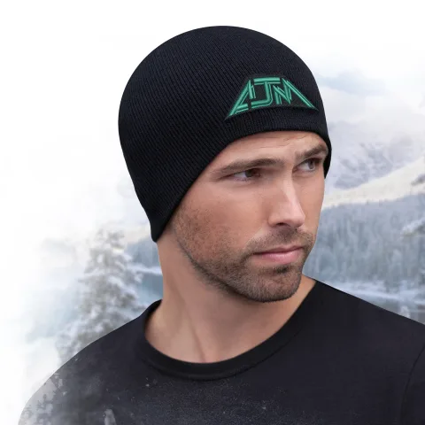 Lightweight Acrylic - Board Toque - Rib knit