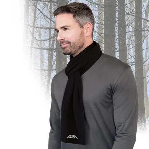 Lightweight Acrylic - Oversized scarf - Rib knit, single-ply