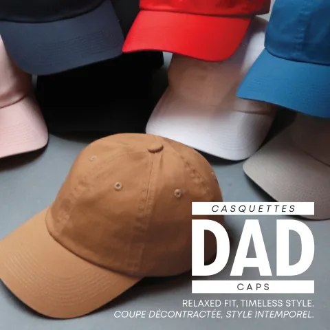 Enzyme Washed Deluxe Chino Twill - 6 Panel Full-Fit (Dad Cap) - No backing behind front panels