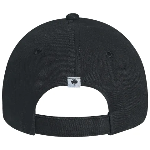Weathered Polycotton / Heavyweight Brushed Cotton Drill - 6 Panel Constructed Contour (Canada) - Matching soft-buckram laminated front panels with Pro-Stitch