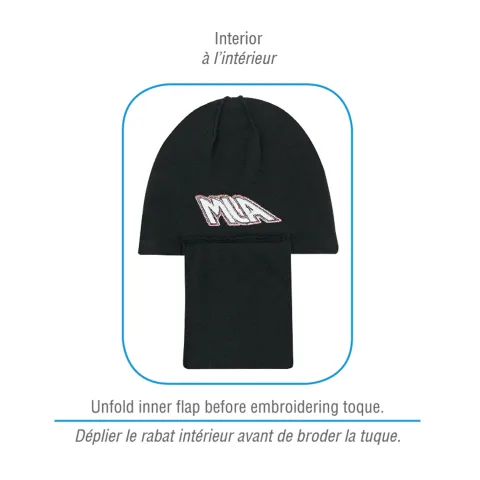 Polyester Fleece - Board Toque (H.E.A.D. Interior Flap) - 14 oz, Non-pill, polyester fleece