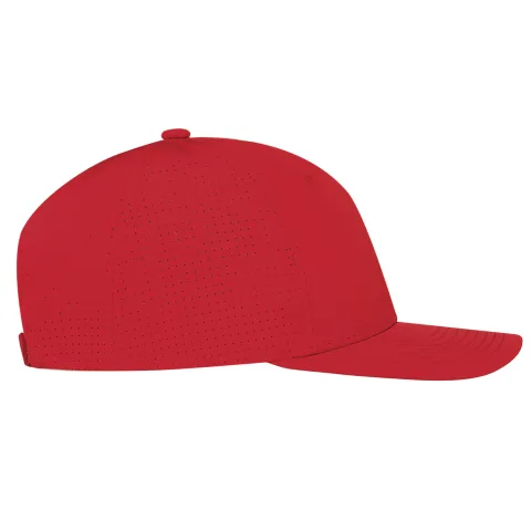 Polyester Rip Stop / Polyester Rip Stop Mesh - 6 Panel Constructed Pro-Round (Mesh Back) - Deluxe buckram laminated front panels with Pro-stitch