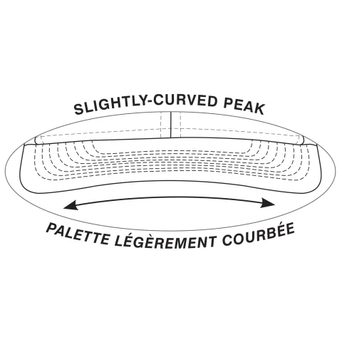Duck Canvas - 6 Panel Constructed Pro-Round - Deluxe buckram laminated front panels with Pro-stitch
