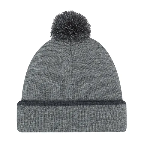 Acrylic - Cuff Toque (Pom Pom 8cm) - Rib knit