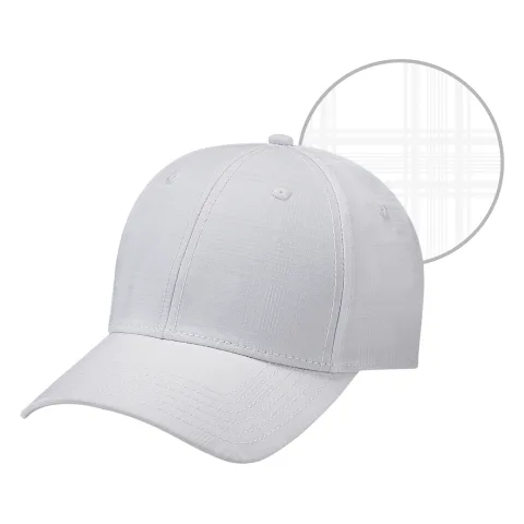 Polyester Plaid & Spandex - 6 Panel Constructed Contour (A-Class) - Deluxe Buckram laminated front panels with complete Pro-Stitch